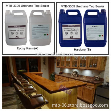 Epoxy Furniture Coating on Bartop